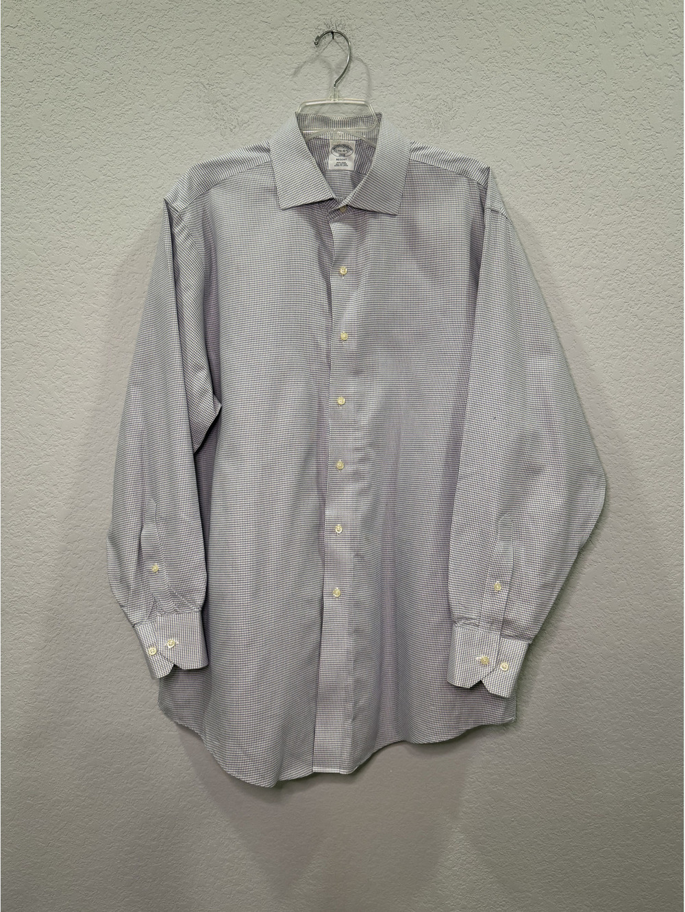 Brooks Brothers Regent Non-Iron Button Down Dress Shirt - 17 1/2 4/5